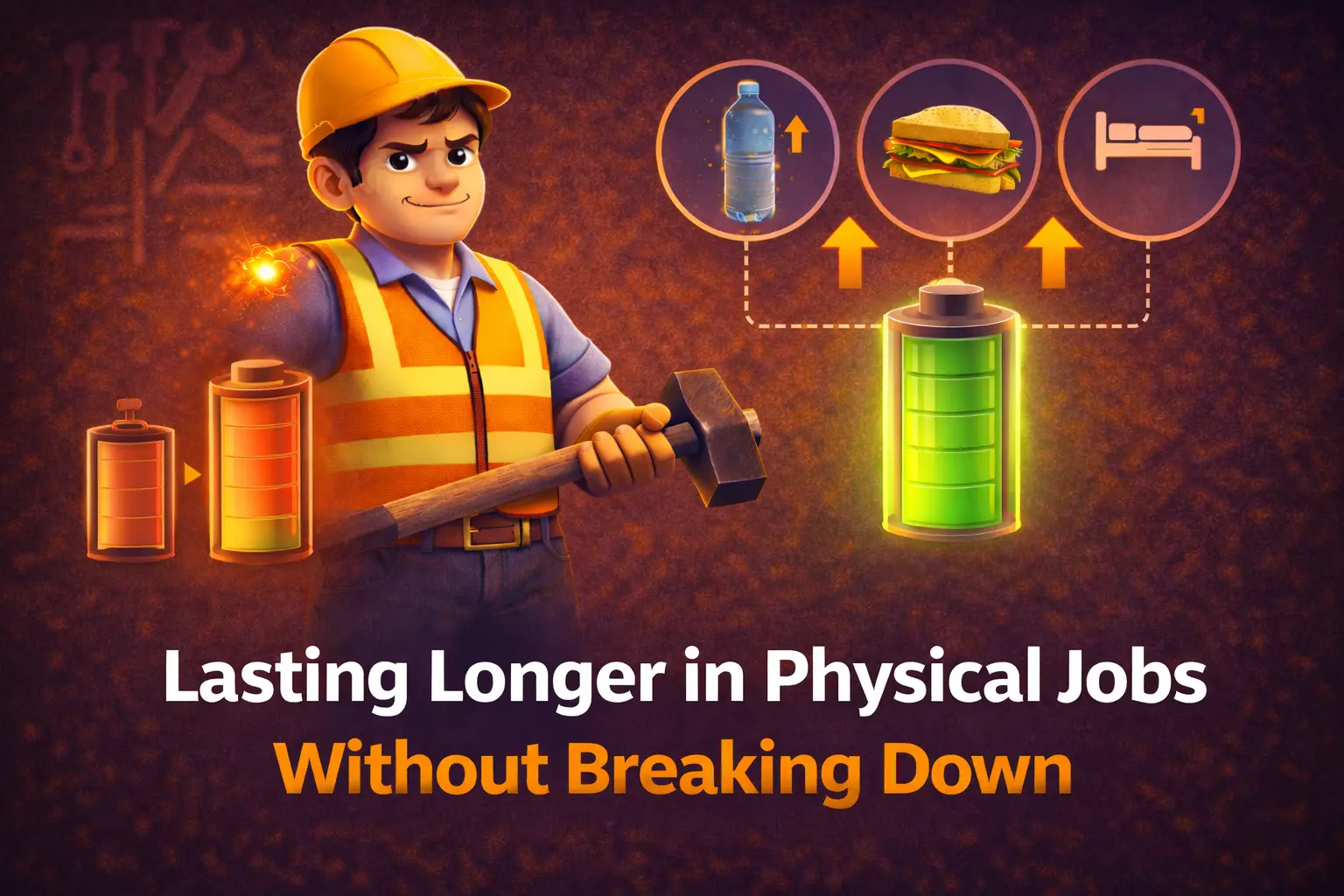 Lasting Longer in Physical Jobs Without Breaking Down